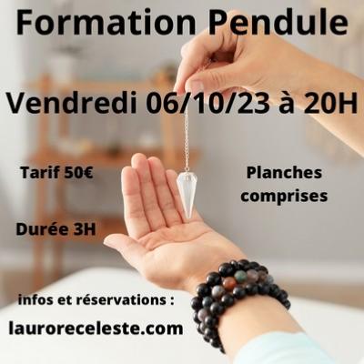 Formation Pendule Vendredi 6 Octobre 2023 20H