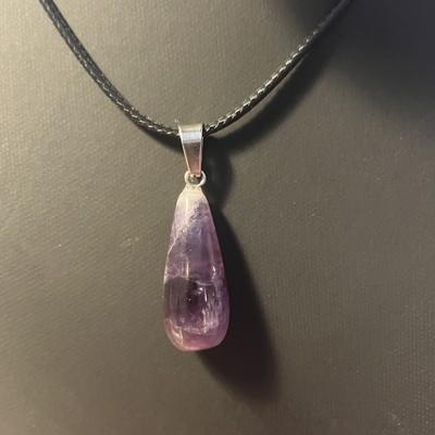 AMETHYSTE GOUTTE PENDENTIF