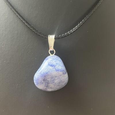 AVENTURINE QUARTZ BLEU PENDENTIF