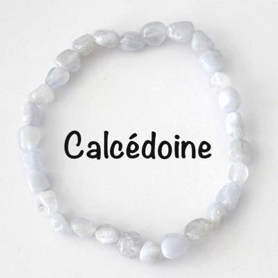 CALCEDOINE BRACELET IRREGULIER