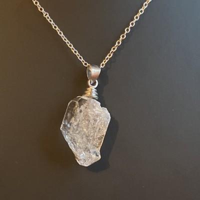 DIAMANT D HERKIMER PENDENTIF