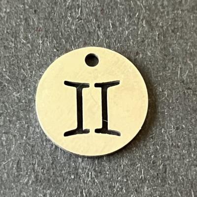 BRELOQUE GEMEAU SIGNE ASTROLOGIQUE