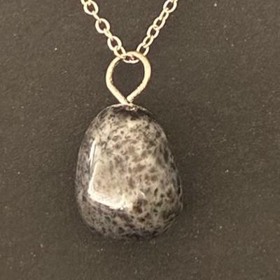 MERLINITE AGATE DENDRITE PENDENTIF 5