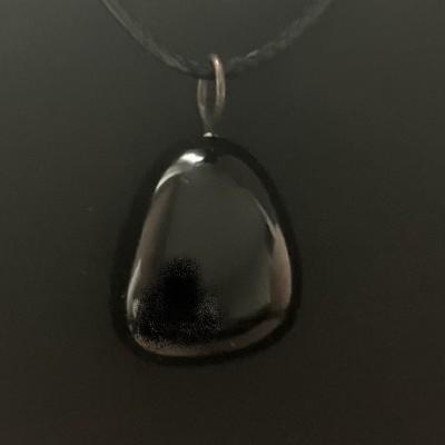 OBSIDIENNE NOIRE PENDENTIF