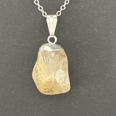 QUARTZ RUTILE PENDENTIF 6