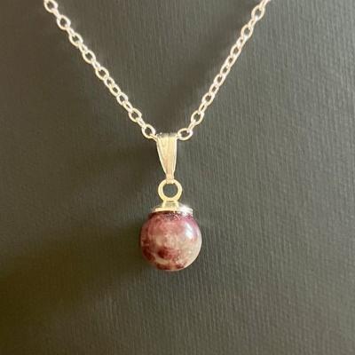 TOURMALINE ROSE RUBELLITE PENDENTIF