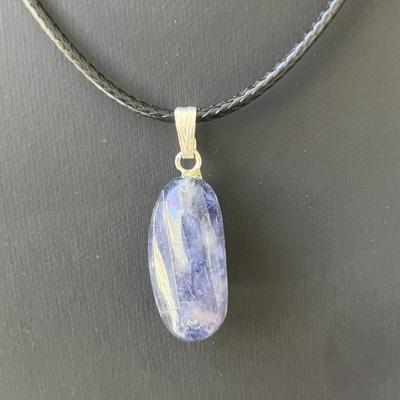 IOLITE CORDIERITE PENDENTIF