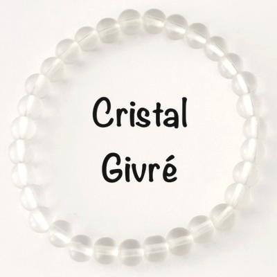 CRISTAL DE ROCHE GIVRE BRACELET