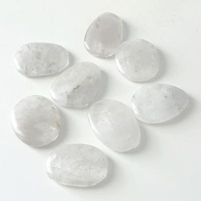 CRISTAL DE ROCHE QUARTZ LOT 8 PIERRES PLATES