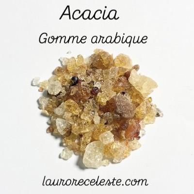 ACACIA GOMME ARABIQUE ENCENS RESINE