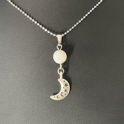 PIERRE DE LUNE BLANCHE PENDENTIF