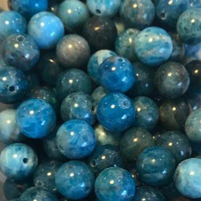 APATITE BLEUE PERLE