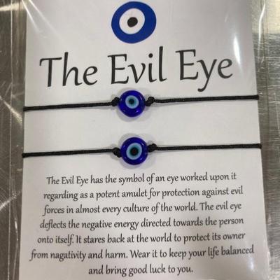 Oeil bleu de protection