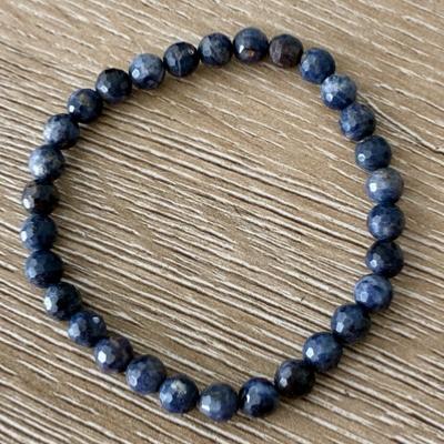 SAPHIR BRACELET FACETTES 6 MM