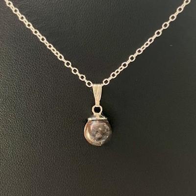 MERLINITE AGATE DENDRITE PENDENTIF