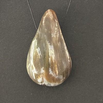 BOIS FOSSILE PETRIFIE PENDENTIF 4