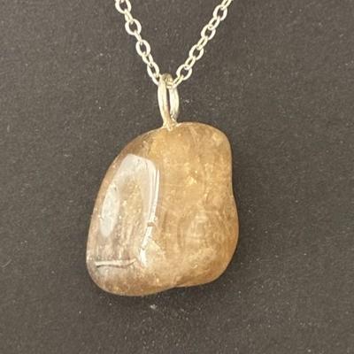 CITRINE NATURELLE PENDENTIF 3