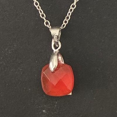 CORNALINE PENDENTIF 7
