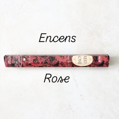 ROSE ROUGE ENCENS BATONS