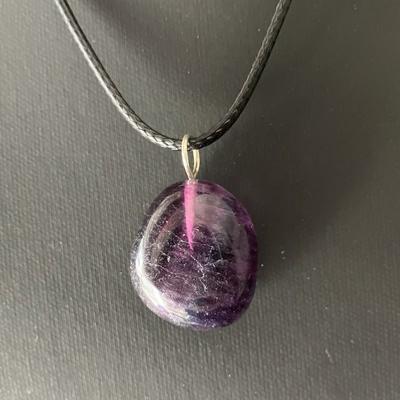 FLUORINE FLUORITE PENDENTIF