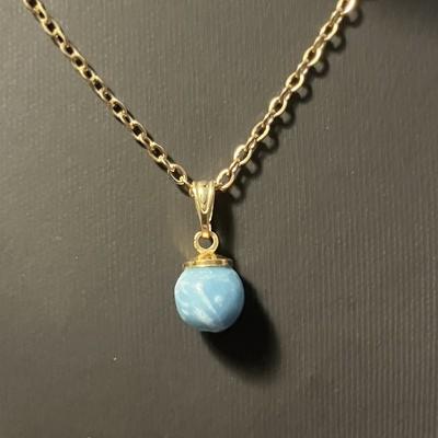 LARIMAR PENDENTIF OR