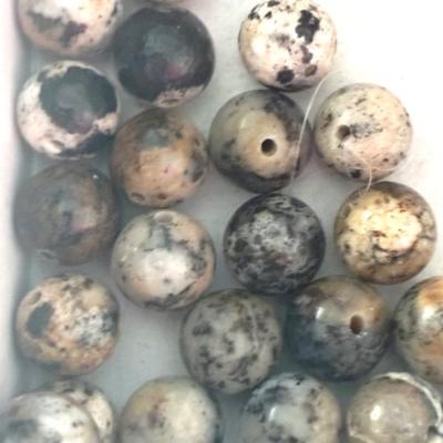 MERLINITE AGATE DENDRITE PERLE 8MM