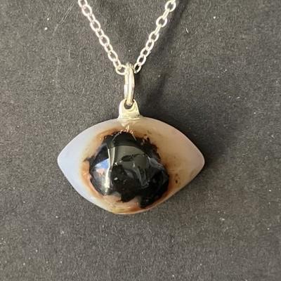 AGATE CYCLOPE OEIL SHIVA PENDENTIF