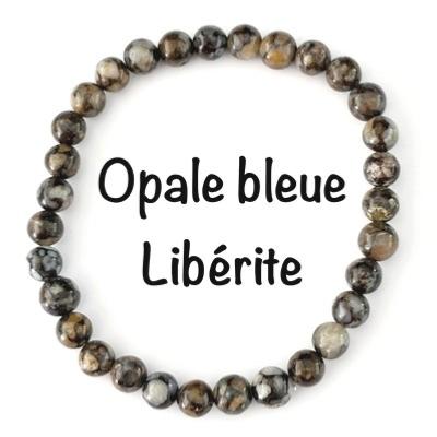 OPALE BLEUE LIBERITE BRACELET