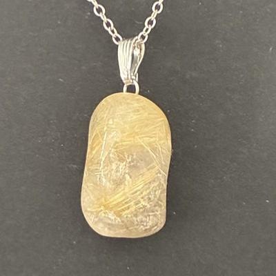 QUARTZ RUTILE PENDENTIF 4