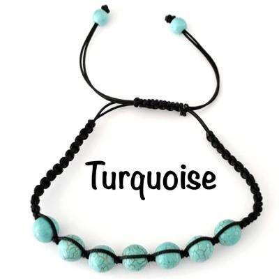 TURQUOISE BRACELET REGLABLE