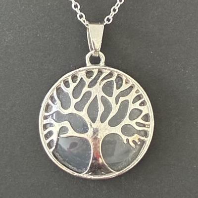 AGATE GRISE PENDENTIF