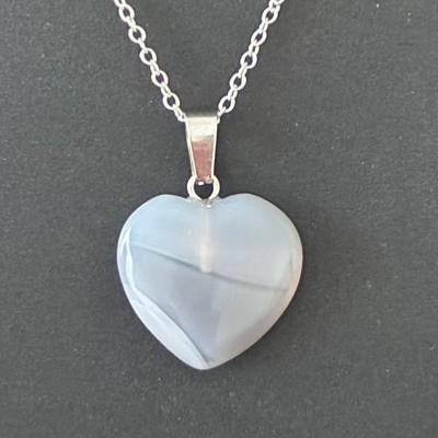 AGATE GRISE PENDENTIF