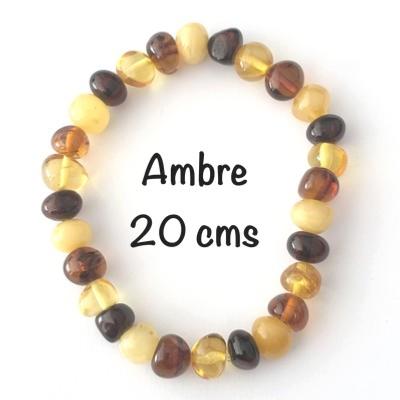 AMBRE BRACELET ADULTE XL 20 CMS