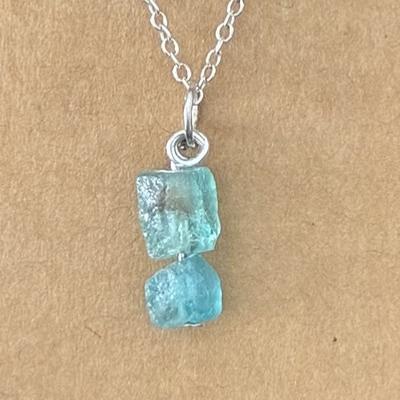 APATITE BLEUE PENDENTIF