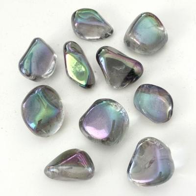 LOT DE 10 PIERRES AQUA AURA EXTRA