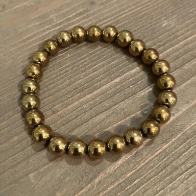 HEMATITE DOREE BRACELET