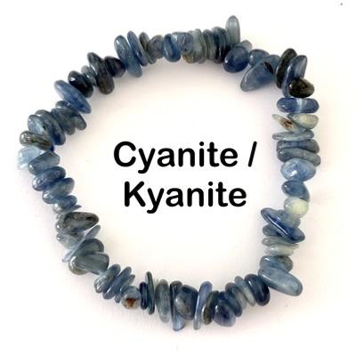 CYANITE KYANITE BRACELET BAROQUE