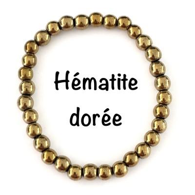 HEMATITE DOREE BRACELET