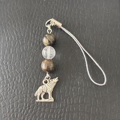 PORTE CLE LOUP ANIMAL TOTEM