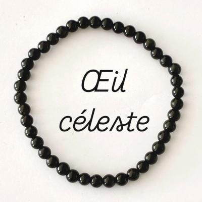 OEIL CELESTE BRACELET 4 MM