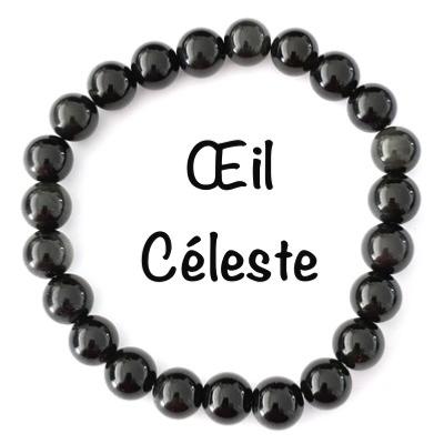 OBSIDIENNE OEIL CELESTE BRACELET