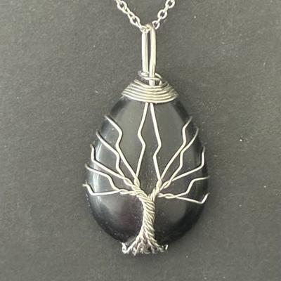 ONYX PENDENTIF ARBRE