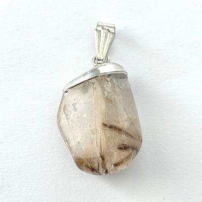 QUARTZ RUTILE PENDENTIF 3
