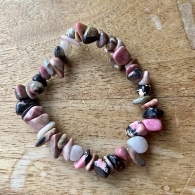 RHODONITE BRACELET BAROQUE