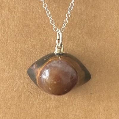 AGATE CYCLOPE OEIL SHIVA PENDENTIF 9