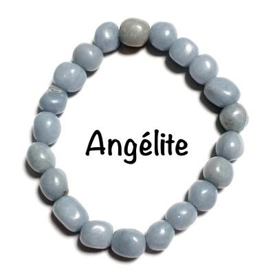 ANGELITE BRACELET PIERRES