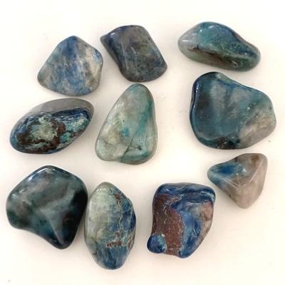 LOT DE 10 PIERRES CHRYSOCOLLE
