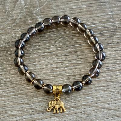 ANIMAL TOTEM ELEPHANT BRACELET OR
