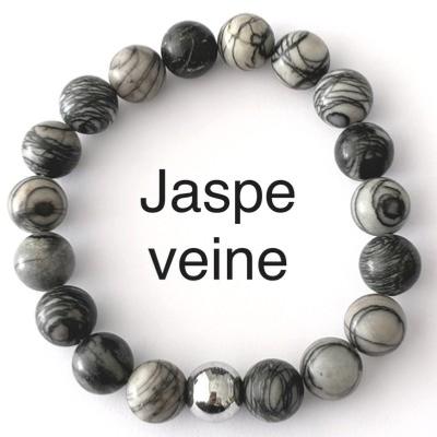 JASPE VEINE BRACELET 10 MM