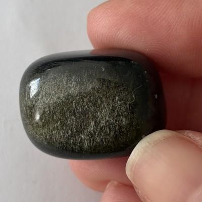 OBSIDIENNE ARGENTEE PIERRE 10